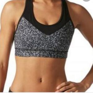 Adidas Micro Camo Print Sports Bra